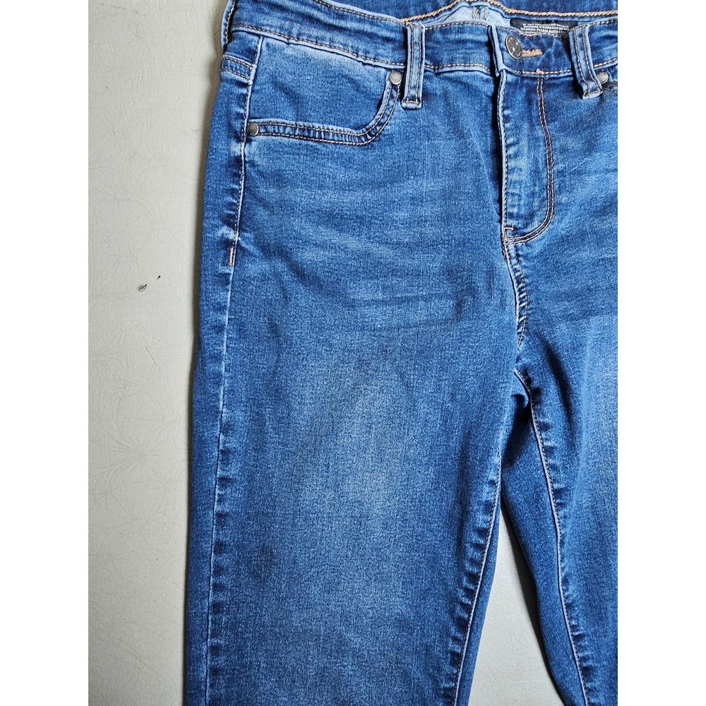 Buffalo David Bitton Avalon Mid-Rise Soft Stretch‎ Ankle Skinny Jeans Blue 4/27 - Picture 3 of 16